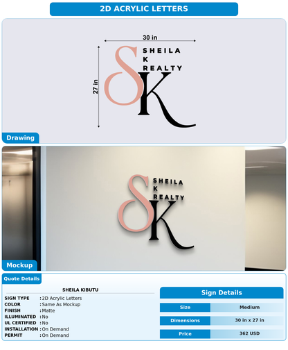 CUSTOM MOCKUP SIGN FOR Sheila Kibutu