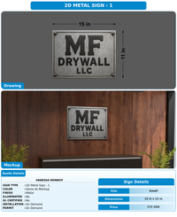 CUSTOM MOCKUP SIGN FOR Vanessa Monroy