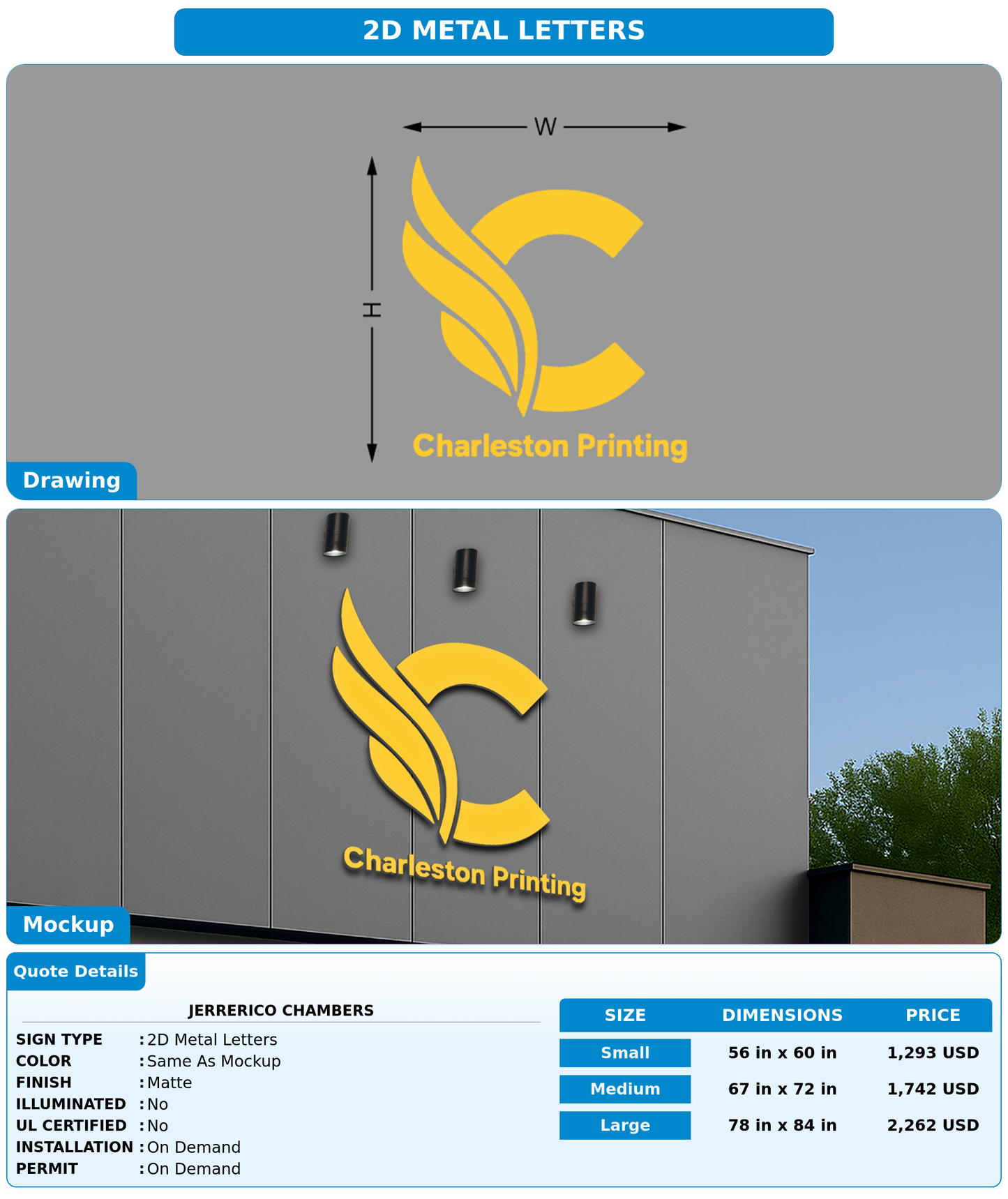 CUSTOM MOCKUP SIGN FOR Jerrerico Chambers