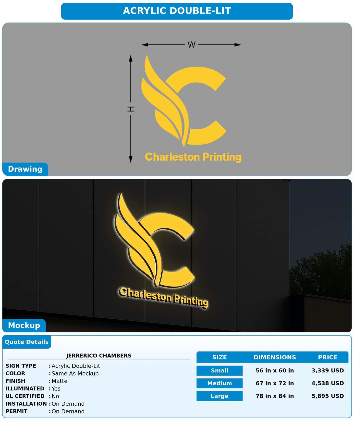 CUSTOM MOCKUP SIGN FOR Jerrerico Chambers