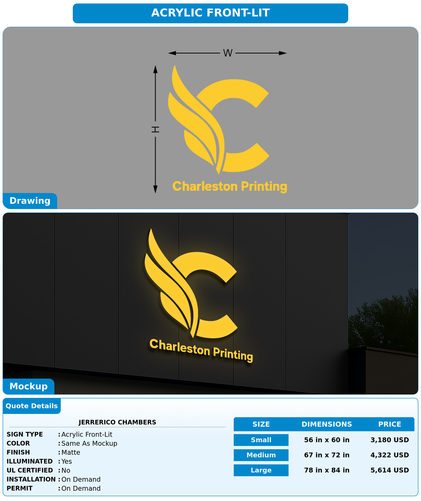CUSTOM MOCKUP SIGN FOR Jerrerico Chambers
