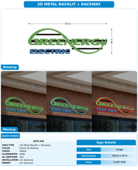 CUSTOM MOCKUP SIGN FOR Kate Kim