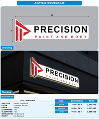 CUSTOM MOCKUP SIGN FOR Reece corrente