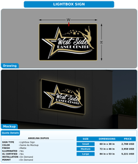 CUSTOM MOCKUP SIGN FOR Angelina DuPuis