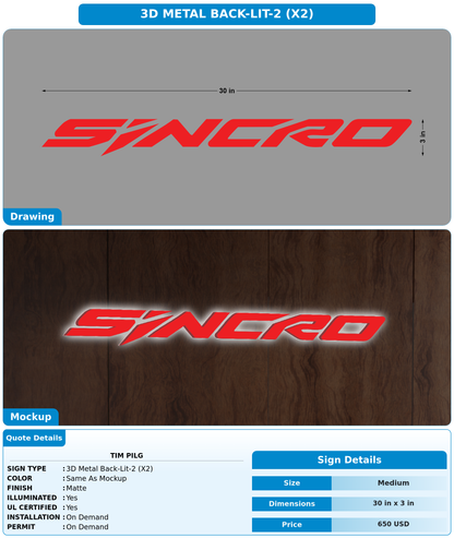 CUSTOM MOCKUP SIGN FOR TIM Pilg