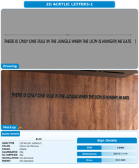 CUSTOM MOCKUP SIGN FOR Elsy