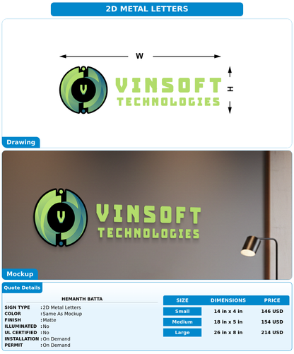 CUSTOM MOCKUP SIGN FOR HEMANTH BATTA