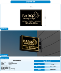 CUSTOM MOCKUP SIGN FOR Mike Bernard