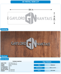 CUSTOM MOCKUP SIGN FOR Thomas Nantais