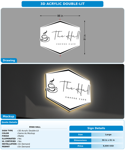 CUSTOM MOCKUP SIGN FOR Ryan Hall