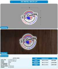 CUSTOM MOCKUP SIGN FOR Justin Lynas