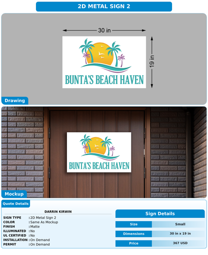 CUSTOM MOCKUP SIGN FOR Darrin Kirwin