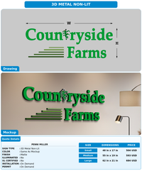 CUSTOM MOCKUP SIGN FOR Penni Miller