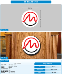 CUSTOM MOCKUP SIGN FOR Troy Brown