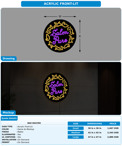 CUSTOM MOCKUP SIGN FOR Bao Nguyen