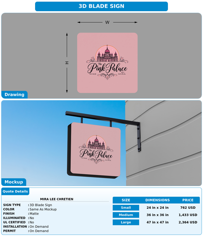 CUSTOM MOCKUP SIGN FOR Mira Lee Chretien