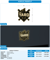 CUSTOM MOCKUP SIGN FOR Amanda Fitzgerald