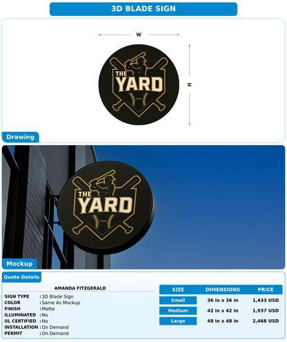 CUSTOM MOCKUP SIGN FOR Amanda Fitzgerald