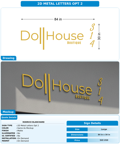 CUSTOM MOCKUP SIGN FOR Rodrico Blanchard
