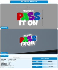 CUSTOM MOCKUP SIGN FOR Pearl young