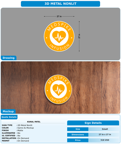 CUSTOM MOCKUP SIGN FOR Kunal Patel