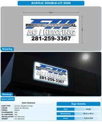 CUSTOM MOCKUP SIGN FOR Mike Ferrugia