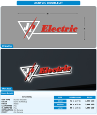 CUSTOM MOCKUP SIGN FOR Kush patel