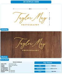 CUSTOM MOCKUP SIGN FOR Taylor Morales