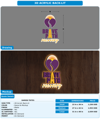 CUSTOM MOCKUP SIGN FOR Damien Trites