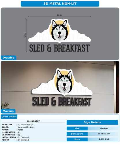 CUSTOM MOCKUP SIGN FOR Jill Donart