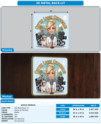 CUSTOM MOCKUP SIGN FOR Jessica merrick