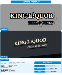CUSTOM MOCKUP SIGN FOR Reign Graphics and Designs