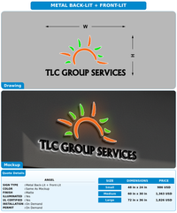 CUSTOM MOCKUP SIGN FOR Angel