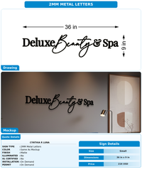 CUSTOM MOCKUP SIGN FOR CYNTHIA R LUNA