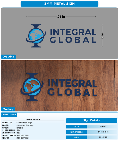 CUSTOM MOCKUP SIGN FOR Nabil Ahmed