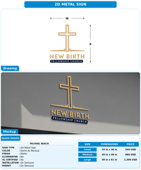 CUSTOM MOCKUP SIGN FOR Michael Beach