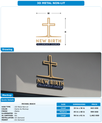 CUSTOM MOCKUP SIGN FOR Michael Beach