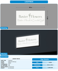 CUSTOM MOCKUP SIGN FOR Lindsey Bruce
