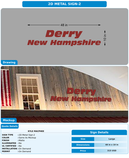 CUSTOM MOCKUP SIGN FOR Kyle Macphee