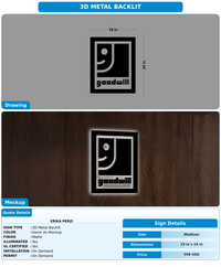 CUSTOM MOCKUP SIGN FOR Erika Perzi