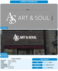 CUSTOM MOCKUP SIGN FOR ronen starkman