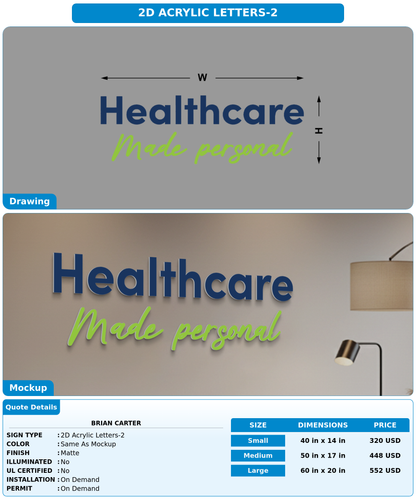 CUSTOM MOCKUP SIGN FOR brian carter