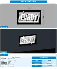 CUSTOM MOCKUP SIGN FOR Dana Robertson