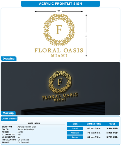 CUSTOM MOCKUP SIGN FOR aliet insua