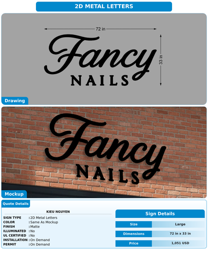 CUSTOM MOCKUP SIGN FOR Kieu Nguyen