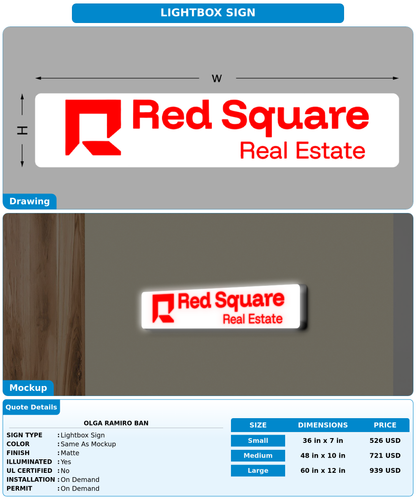 CUSTOM MOCKUP SIGN FOR Olga Ramiro Ban