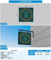 CUSTOM MOCKUP SIGN FOR Sura Rafeq