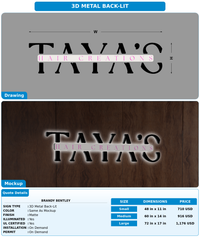 CUSTOM MOCKUP SIGN FOR Brandy Bentley