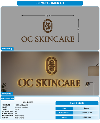 CUSTOM MOCKUP SIGN FOR Jason Chew