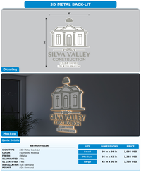 CUSTOM MOCKUP SIGN FOR ANTHONY SILVA